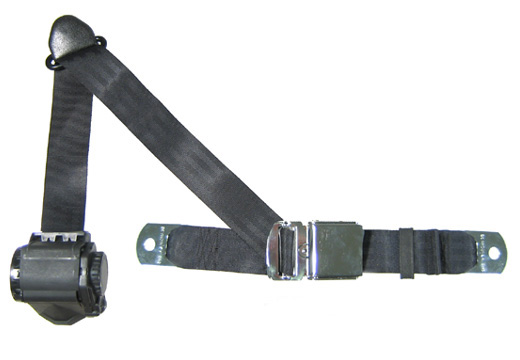 3 Point Retractable Seat Belt With Chrome Lift latch